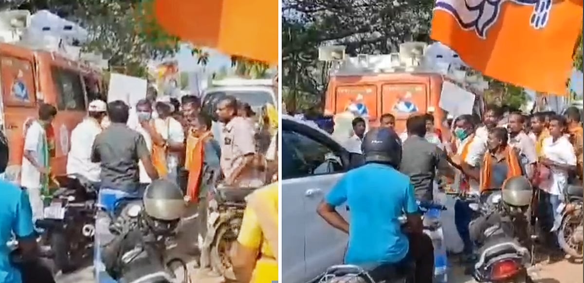 "10 ஆண்டுகள் என்ன செய்தீர்கள்?"  -அண்ணாமலையிடம் கேள்வியெழுப்பிய நபரை தாக்கிய பாஜகவினர் !