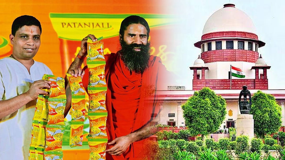 "நாங்கள் குருடர்கள் அல்ல" -  பதஞ்சலி நிறுவனத்தை விமர்சித்த உச்சநீதிமன்றம்... சிக்கலில் பாபா ராம்தேவ் !