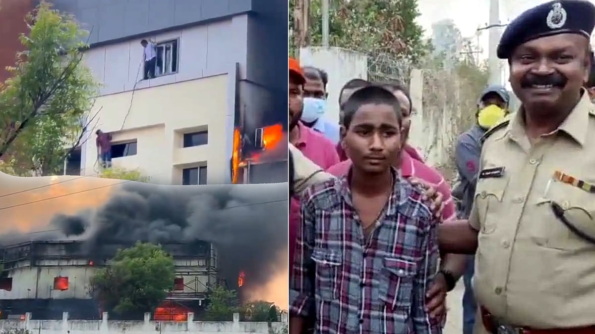 கொளுந்துவிட்டு எரிந்த கட்டடம்... யோசிக்காமல் 50 பேரின் உயிரை காப்பாற்றிய துணிகர சிறுவனுக்கு பாராட்டுகள் !