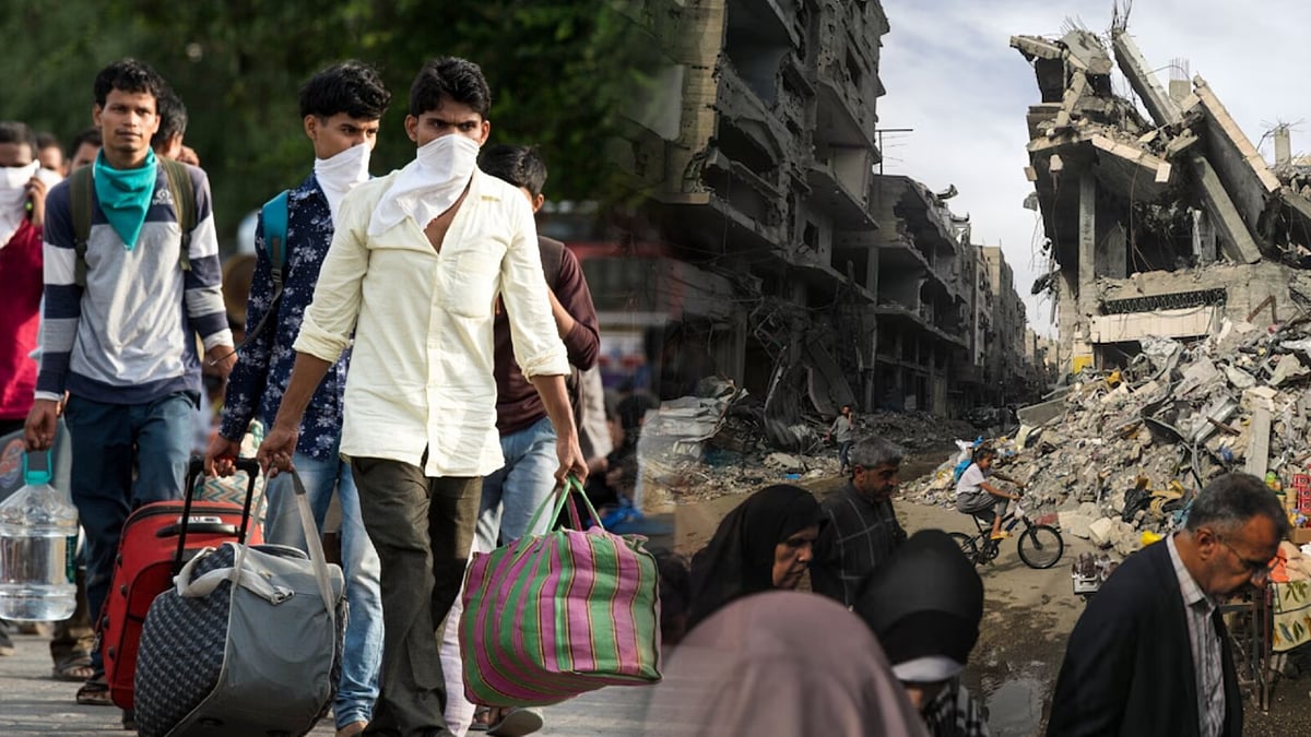 போர் நடக்கும் இஸ்ரேலுக்கு கட்டட வேலைக்கு செல்லும் உ.பி,பீகார் தொழிலாளர்கள் - வறுமை காரணமாக முடிவு !  