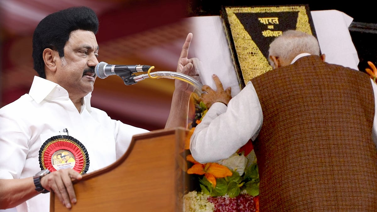 “அரசியல்சட்டத்தை மாற்றத் துடிக்கும் பா.ஜ.க. எனும் பேரழிவு, ” - முதலமைச்சர் மு.க.ஸ்டாலின் விமர்சனம்!