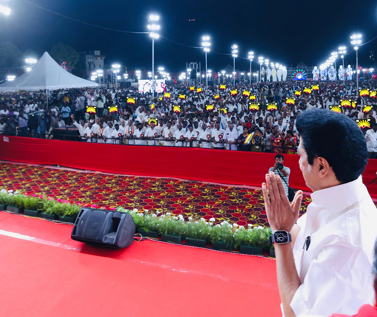 “கலவரம் செய்யும் பாஜக, திருப்பூரை மணிப்பூர் ஆக்கிடுவிடும்” : திருப்பூரில் முதலமைச்சர் மு.க.ஸ்டாலின் உரை!