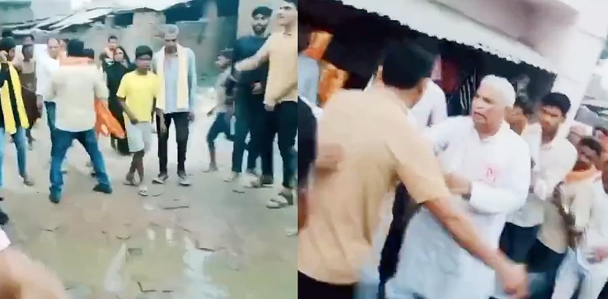 உ.பி-யில் பாஜக வேட்பாளரை முற்றுகையிட்டு பொதுமக்கள் கேள்வி : வீடியோ எடுத்தவர்களை மிரட்டிய பாஜகவினர் !