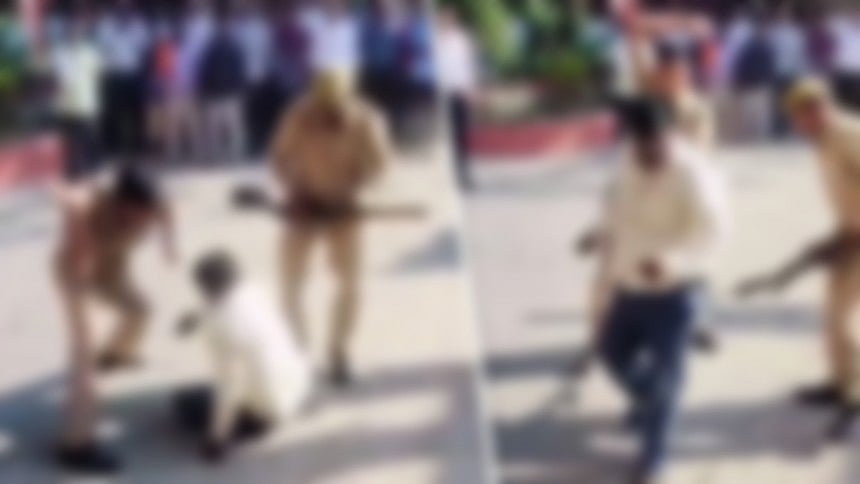 பாஜகவுக்கு வாக்களிக்காத தலித் இளைஞர் மீது கொடூர தாக்குதல் : உ.பி-யில் யோகி போலிஸ் காட்டுத் தர்பார்!