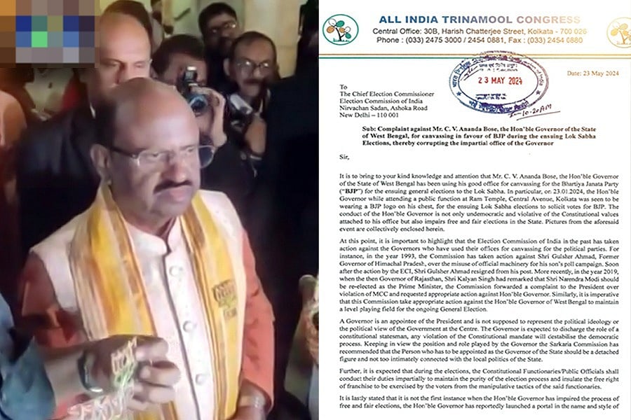 பதவியின் மாண்பை மீறும் ஆளுநர்... மேற்கு வங்க ஆளுநர் மீது தேர்தல் ஆணையத்தில் பரபர புகார் !