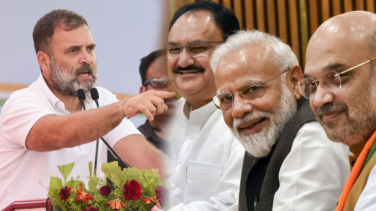 இந்தியா கூட்டணி ஒருபுறம் - அரசியலமைப்பை தகர்க்க பார்ப்பவர்கள் மறுபுறம் : ராகுல் காந்தி!