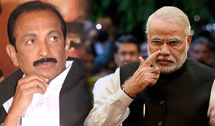 “பிரதமர் மோடியின் பேச்சு தரங்கெட்டு இருக்கிறது” - வைகோ கடும் விமர்சனம் !