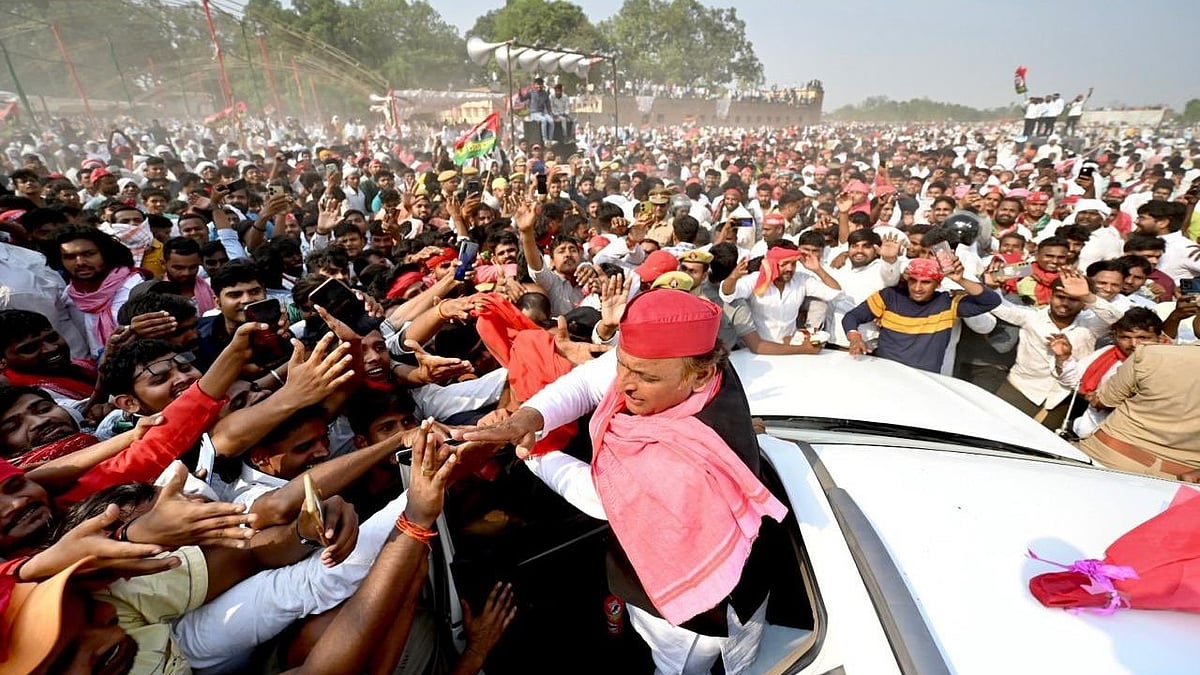 பா.ஜ.க கப்பலை மூழ்கடிக்கும் மக்கள் கடல் : உத்தர பிரதேசத்தில் அகிலேஷ் பிரச்சாரத்தில் திரண்ட மக்கள்!