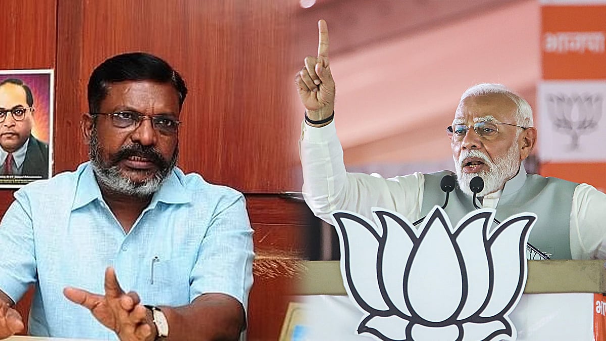 "மதவாதம் மக்களிடையே எடுபடாததால் இனவாத பேச்சுகளை பேசுகிறார்கள் பாஜகவினர்" - திருமாவளவன் விமர்சனம் !  