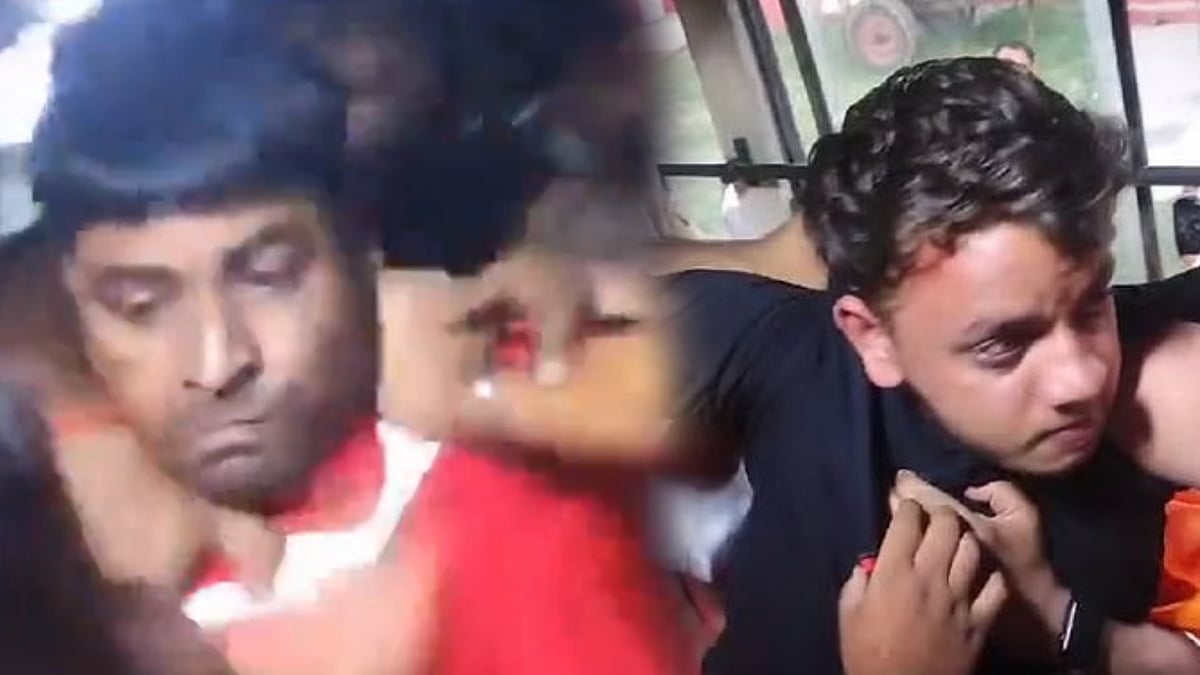 உ.பி-யில் ஓடும் பேருந்தில் அட்டகாசம் : பாஜக நிர்வாகி மற்றும் ஆதராவாளர்களை பொளந்தெடுத்த பொது மக்கள்!