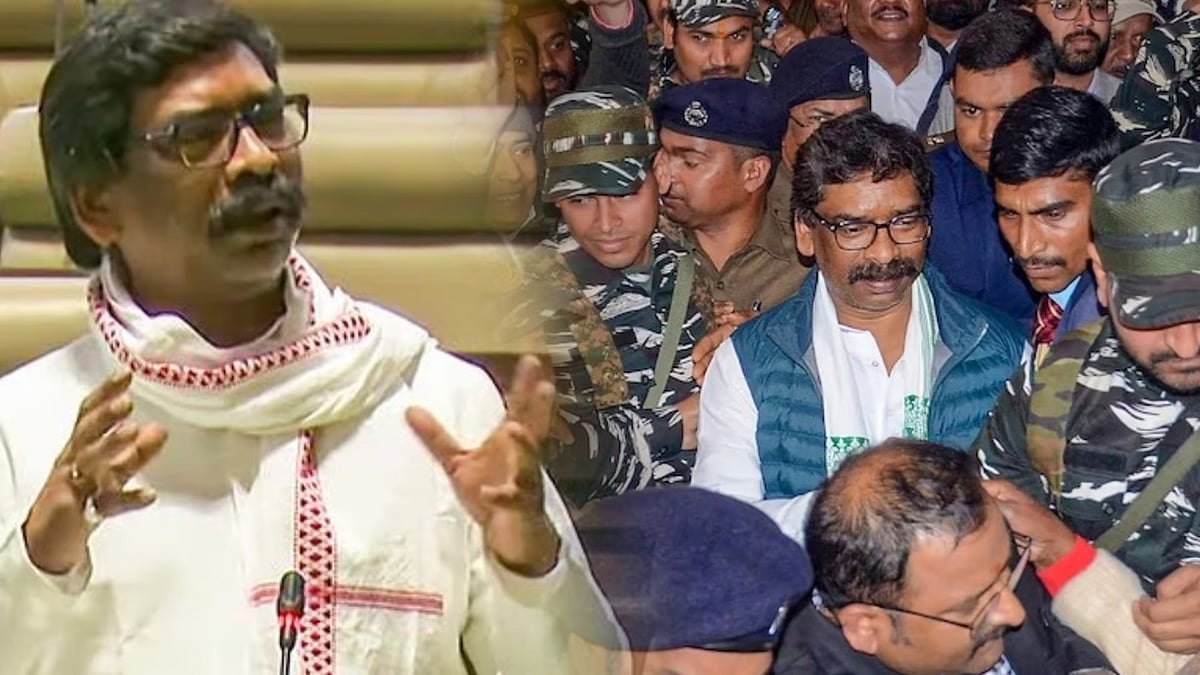 ஒரு நாள் ஜாமீனில் வெளிவந்த ஹேமந்த் சோரன் : பாஜகவை மறைமுகமாக விமர்சித்து கூறியது என்ன ?