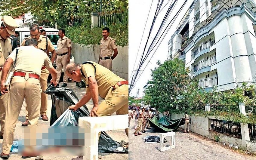 5வது மாடியில் இருந்து வீசப்பட்ட பச்சிளம் குழந்தை... தாயை அதிரடியாக கைது செய்த போலீஸ் -விசாரணையில் பகீர்!