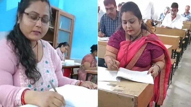 மாணவர்களின் விடைத்தாளை அலட்சியமாக திருத்தி Reels வீடியோ எடுத்த ஆசிரியர்!