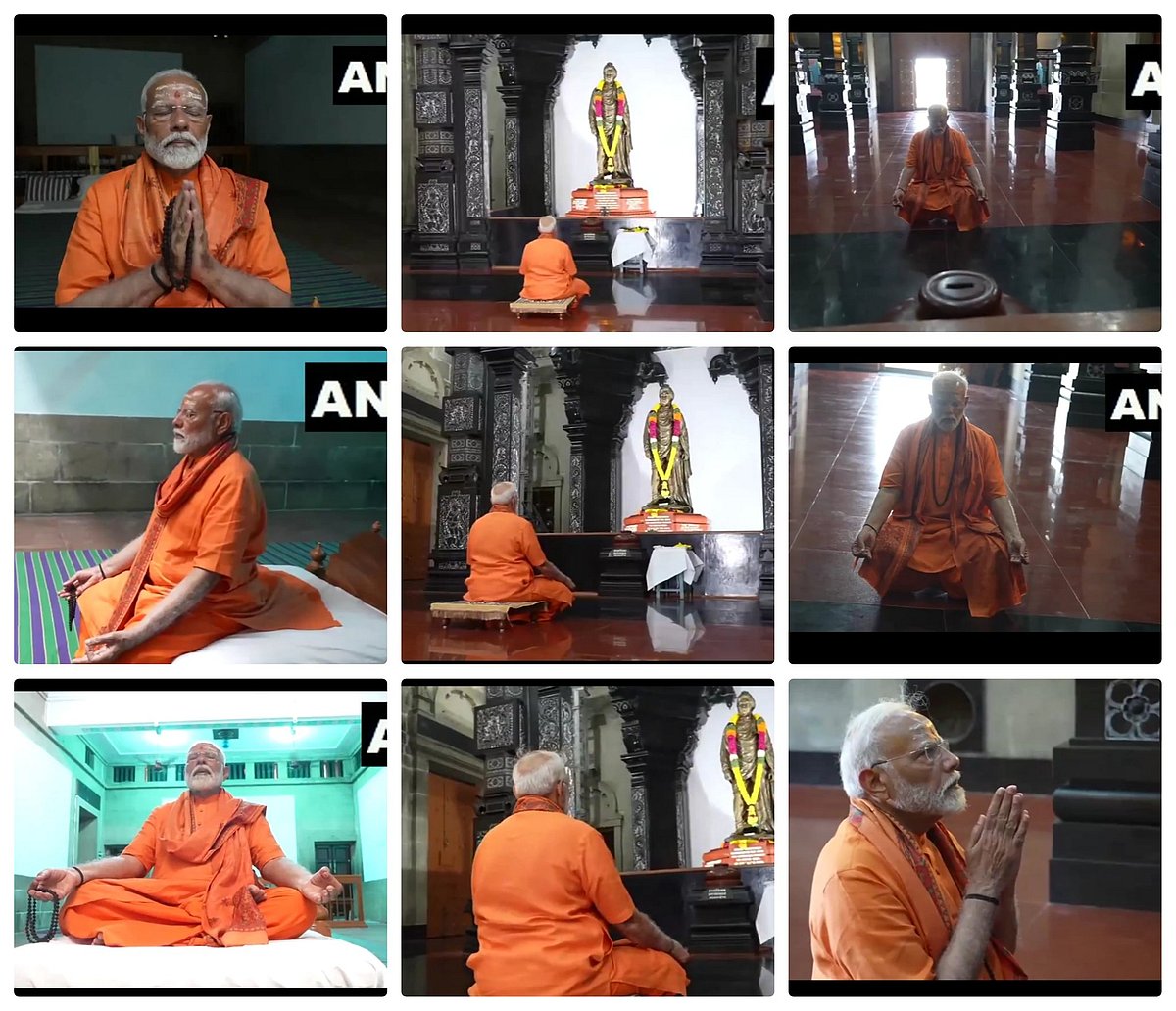 28 நொடி வீடியோ... 9 ஆங்கிளில் டிசைன் டிசைனா போஸ்.. மோடியின் தியான Photoshoot வீடியோ வைரல்!