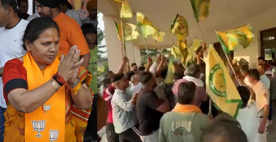 பிரசாரம் செய்ய வந்த பாஜக வேட்பாளர் விரட்டியடிப்பு - பஞ்சாபில் தொடரும் விவசாயிகள் போராட்டம் !