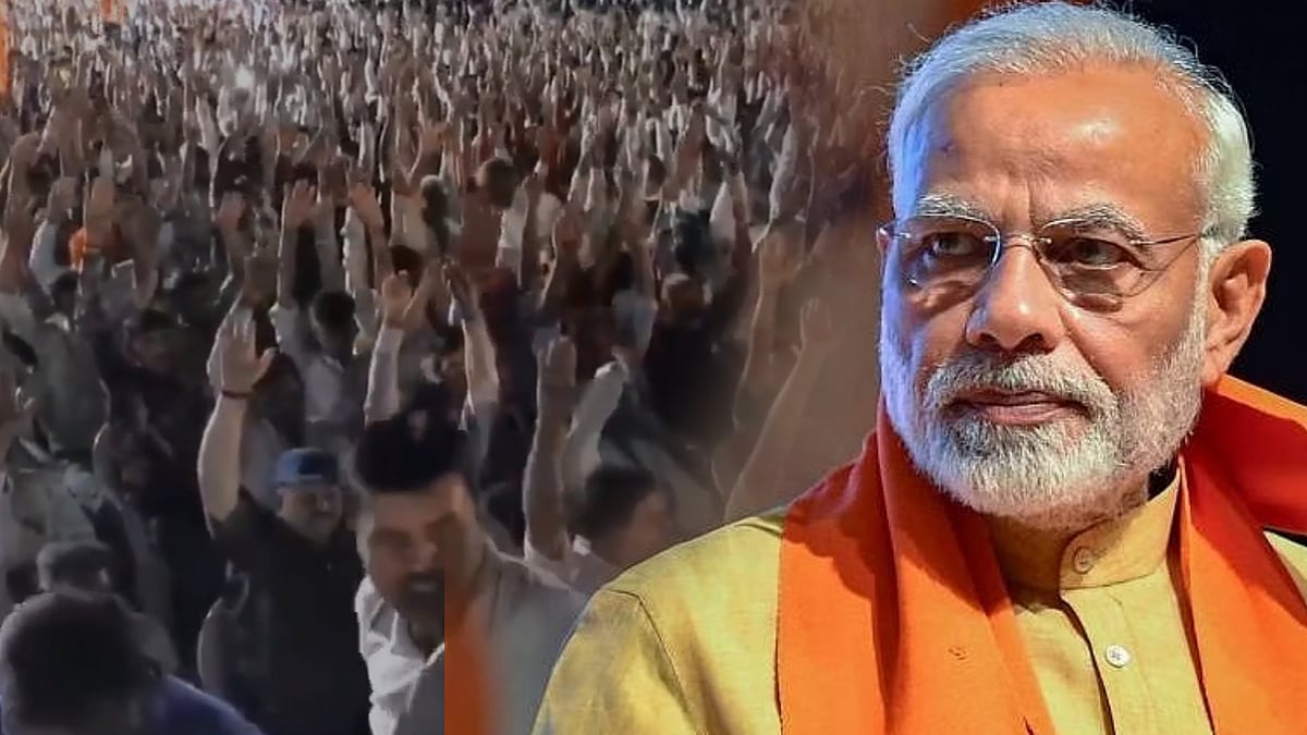 "பாஜகவுக்கு வாக்களிக்க கூடாது"- சமூக மாநாட்டில் உறுதிமொழி எடுத்துக்கொண்ட குஜராத் பொதுமக்கள் ! 