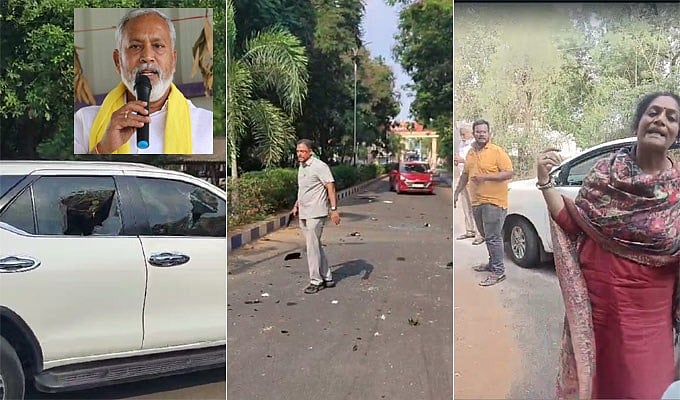 ஆந்திராவில் இரு கட்சிகளுக்கு இடையே வெடித்த மோதல்... வாக்கு இயந்திரம் வைக்கப்பட்டுள்ள இடத்தில் அதிர்ச்சி !