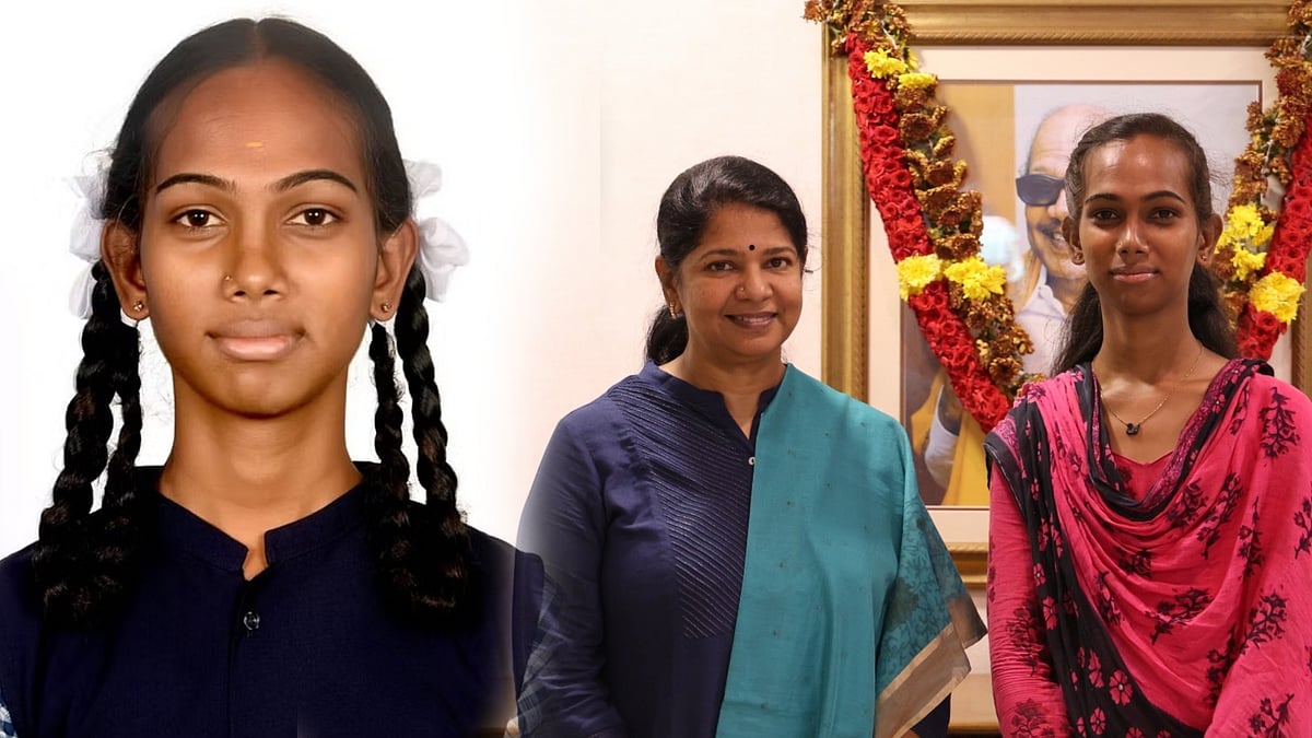 12-ம் வகுப்புத் தேர்வில் சாதித்த ஒரே ஒரு திருநங்கை மாணவி... நேரில் சந்தித்து பாராட்டிய கனிமொழி எம்.பி !