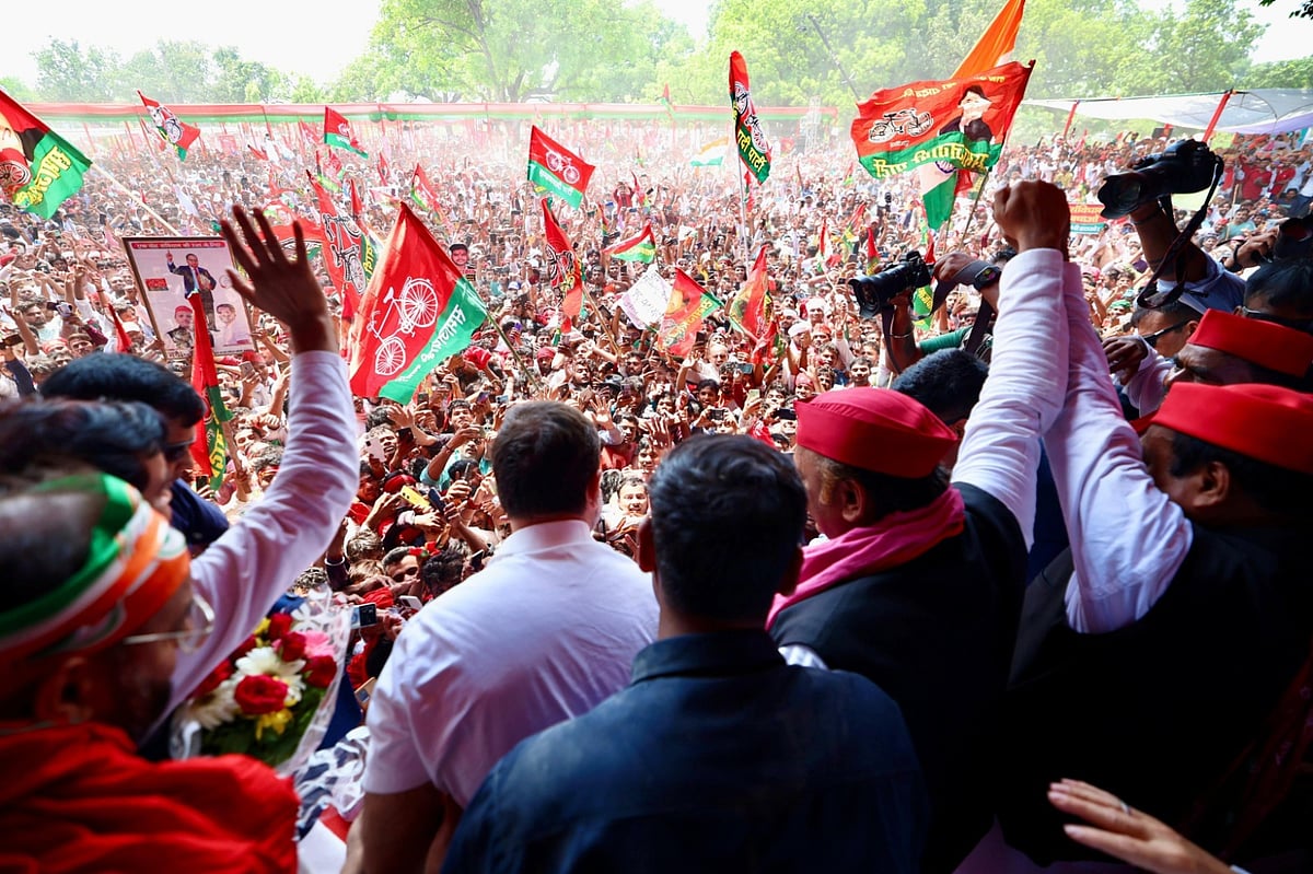 கட்டுகடுங்காத கூட்டம்: உத்தர பிரதேசத்தில் இந்தியா கூட்டணிக்கு பெருகும் ஆதரவு -விழிபிதுங்கி நிற்கும் பாஜக!