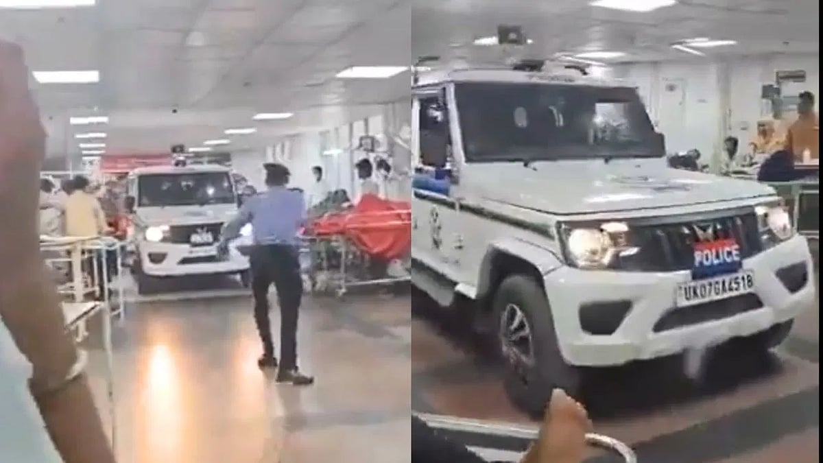 AIIMS மருத்துவமனை பொது வார்டில் நுழைந்த போலீஸ் வாகனம்... பாஜக ஆளும் மாநிலத்தில் அதிர்ச்சி !