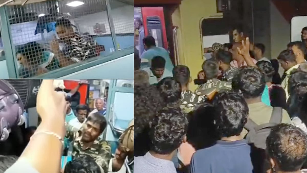 ஓடும் இரயிலில் மதுபோதையில் ரகளை... துப்பாக்கியை காட்டி மிரட்டிய துணை இராணுவப் படையினரால் பரபரப்பு!