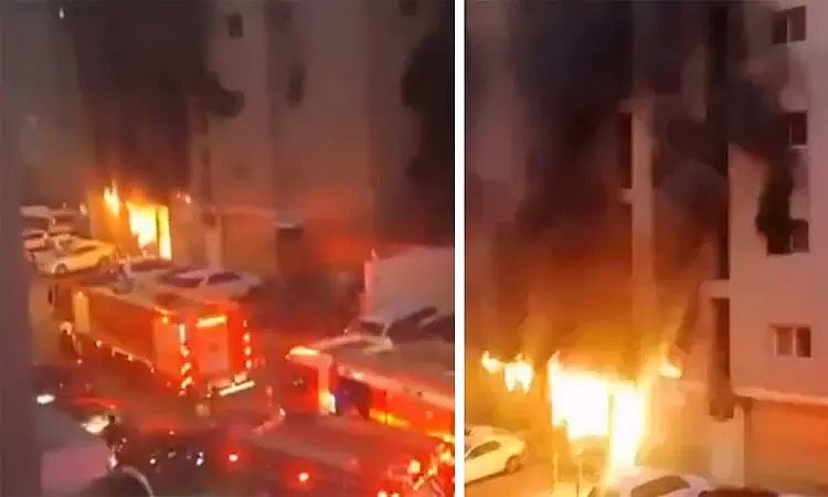 குவைத் கேரளா தொழிலதிபர் கட்டிடத்தில் திடீர் தீ விபத்து...  43 இந்தியர்கள் பரிதாப பலி - பின்னணி?