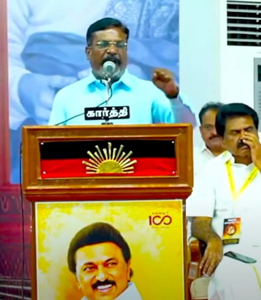 "இந்தியாவை வழிநடத்தும் ஆற்றல் மிக்கவர் அண்ணன் மு.க.ஸ்டாலின்" - திருமாவளவன் எம்.பி புகழாரம் !