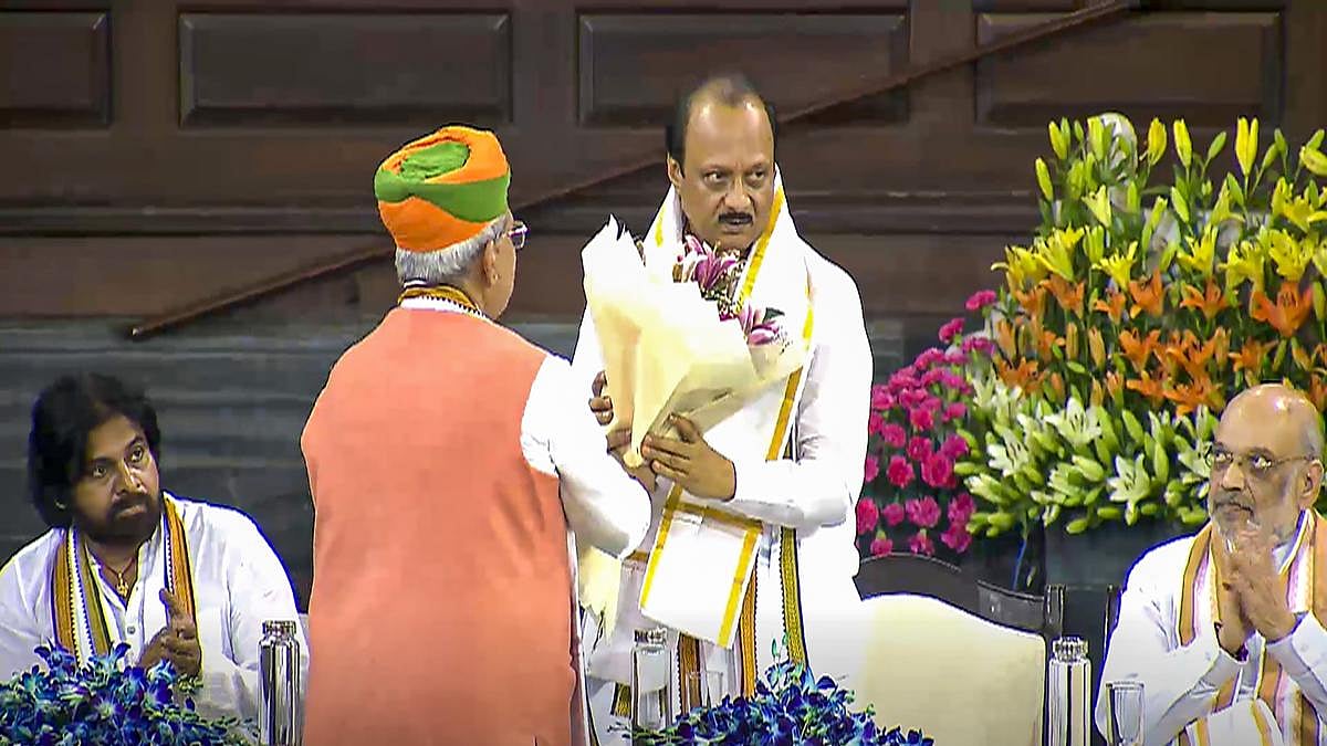 ”எங்களுக்கு கேபினட் அமைச்சர் பதவி வேண்டும்”  : பா.ஜ.கவுக்கு நெருக்கடி கொடுக்கும் அஜித் பவார்!