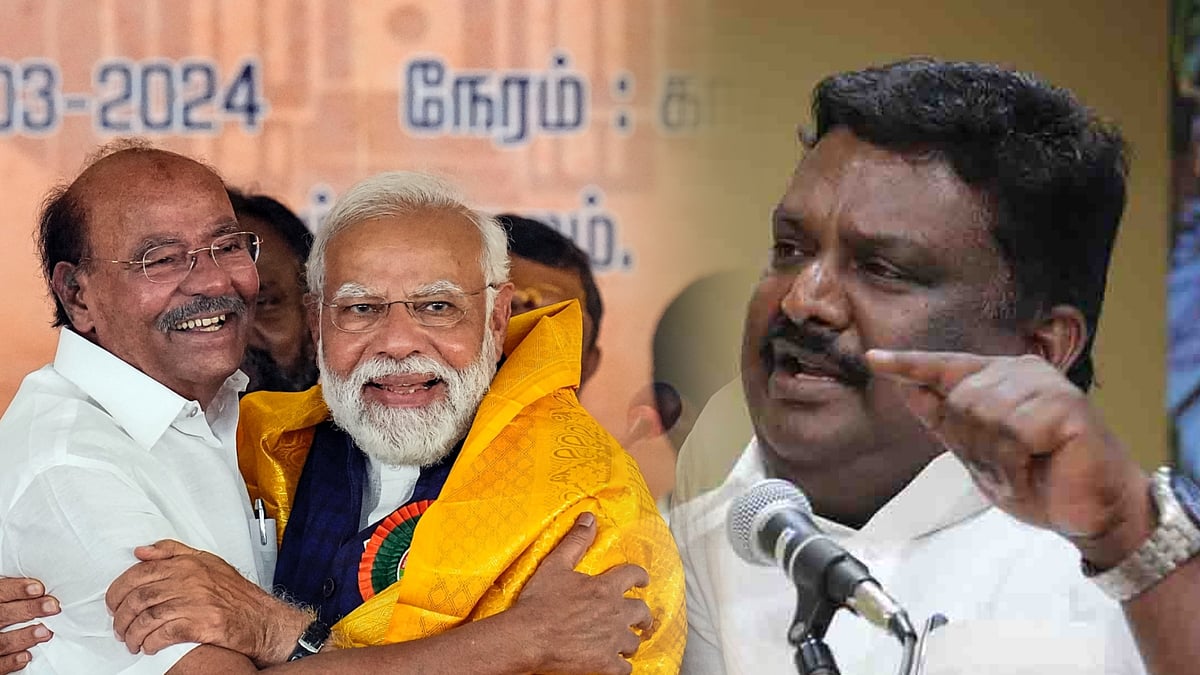 “சமூக நீதிக்கு எதிரான பாஜகவுடன் கைகோர்த்து இருக்கிறீர்கள்” - பாமகவுக்கு அமைச்சர் சிவசங்கர் பதிலடி !