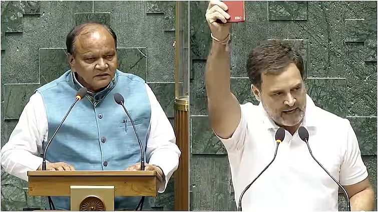 ‘ஜெய் இந்துராஷ்டிரா’ - திருந்தாத பாஜக... பதவியேற்பின்போது பாஜக எம்.பி. முழக்கத்தால் பரபர !