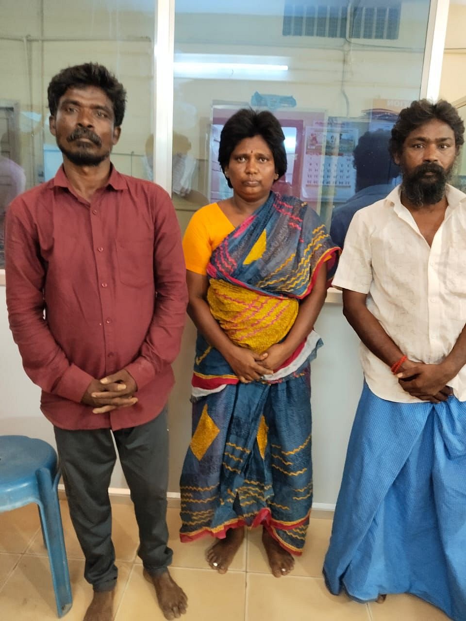 கண்ணுக்குட்டி, அவரது மனைவி விஜயா, தாமோதரன்