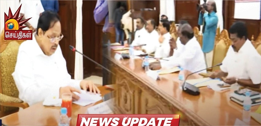 காவிரி நதிநீர் விவகாரம் : அனைத்துக் கட்சி கூட்டத்தில் முன்மொழியப்பட்ட 3 தீர்மானங்கள் என்னென்ன?