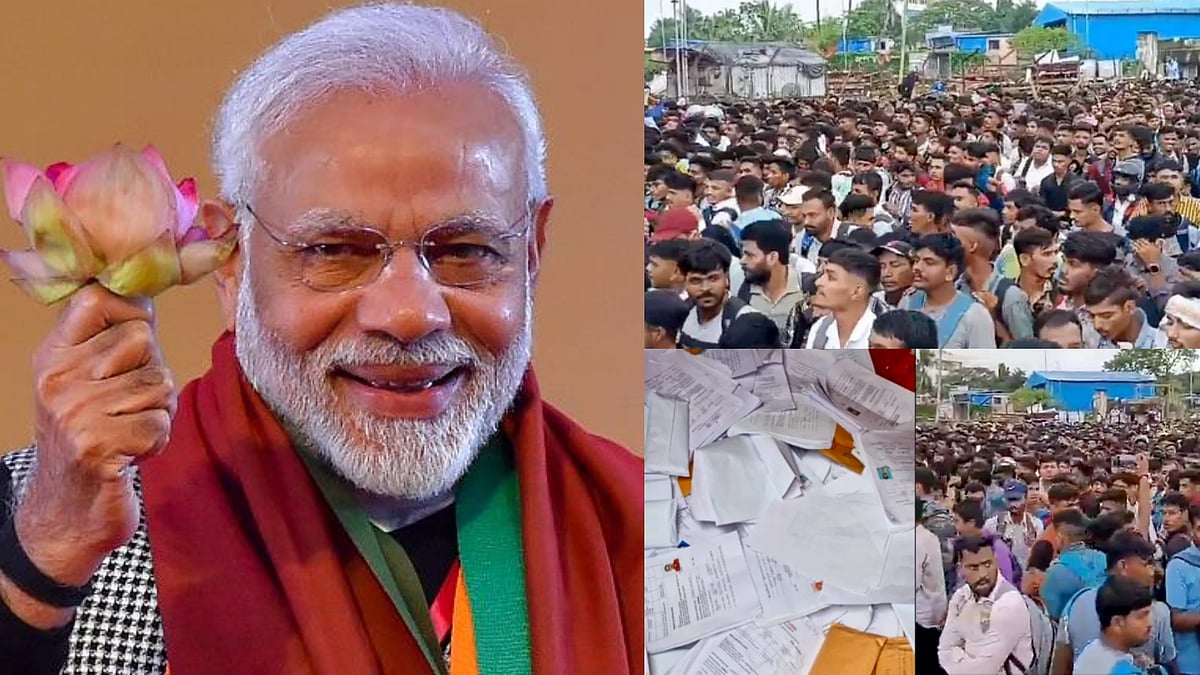 குஜராத்தை தொடர்ந்து மும்பை... வேலை தேடி வீதி வீதியாக திண்டாடும் பட்டதாரிகள்... பாஜக ஆட்சியின் அவலம்!