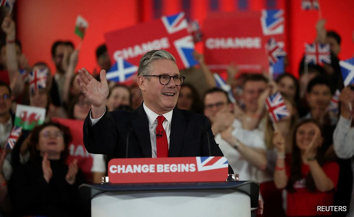 பிரிட்டன் தேர்தல் : 14 ஆண்டுகளுக்கு பிறகு ஆட்சியை பிடிக்கும் தொழிலாளர் கட்சி !