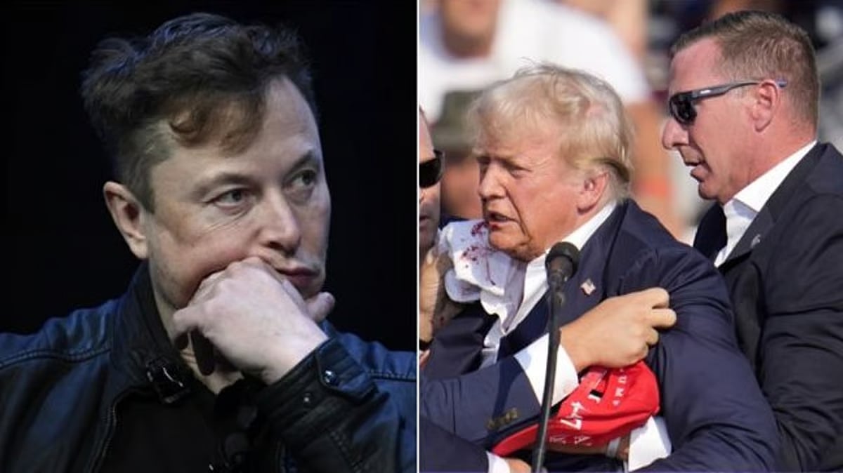 ட்ரம்ப் சுடப்பட்ட விவகாரம் : “என்னையும் 2 முறை கொலை செய்ய முயன்றார்கள்” - எலான் மஸ்க் பகீர் !