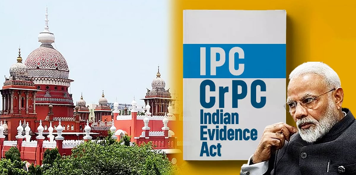 3 குற்றவியல் சட்டங்கள் : திமுக தொடர்ந்த வழக்கு - பதிலளிக்க ஒன்றிய அரசுக்கு உயர்நீதிமன்றம் கெடு !