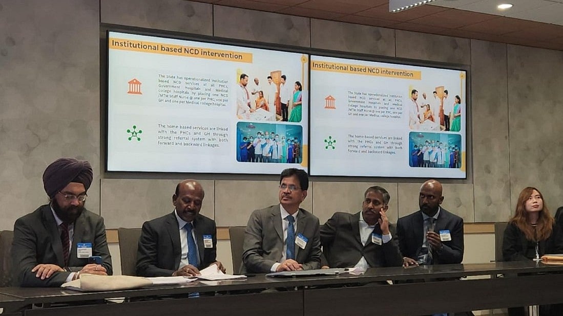 மருத்துவ கட்டமைப்பில் சிறந்து விளங்கும் தமிழ்நாடு : ஹார்வர்ட் பல்கலைக்கழகத்தில் அமைச்சர் மா.சு பெருமிதம்!