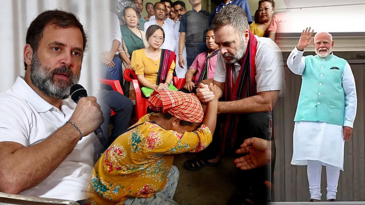 “மணிப்பூர் இரண்டாகப் பிளவுபட்டுள்ளது... பிரதமர் இங்கு வர வேண்டும்..” - ராகுல் காந்தி எம்.பி. வேண்டுகோள் !