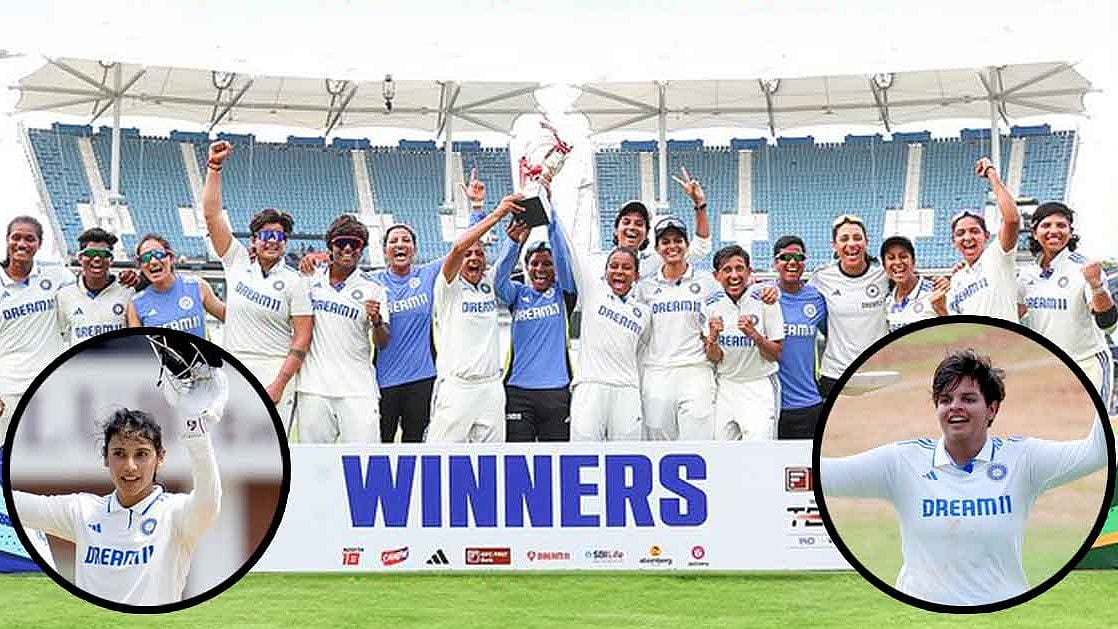 T20 தொடரை தொடர்ந்து டெஸ்ட் தொடர்... தென்னாப்பிரிக்க அணியை வீழ்த்தி சாதனை படைத்த இந்திய மகளிர் அணி ! 