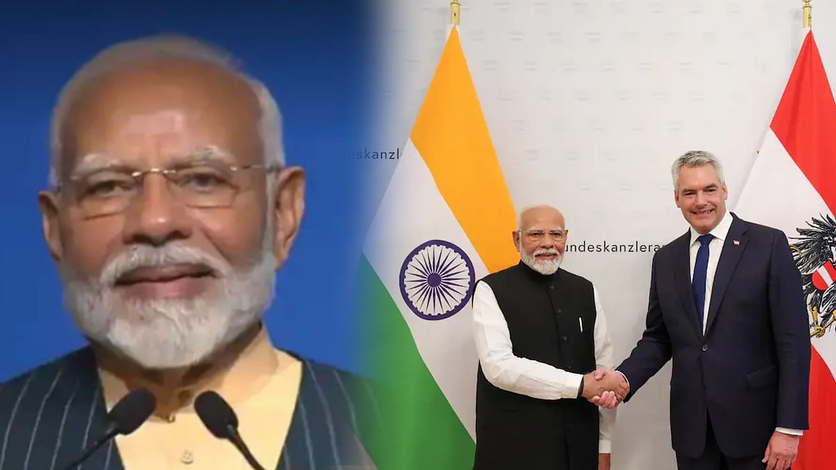 ஆஸ்திரியாவா? ஆஸ்திரேலியாவா? - வெளிநாட்டுக்கு சென்று அந்த நாட்டின் பெயரை தவறாக சொன்ன மோடி... வீடியோ வைரல்!