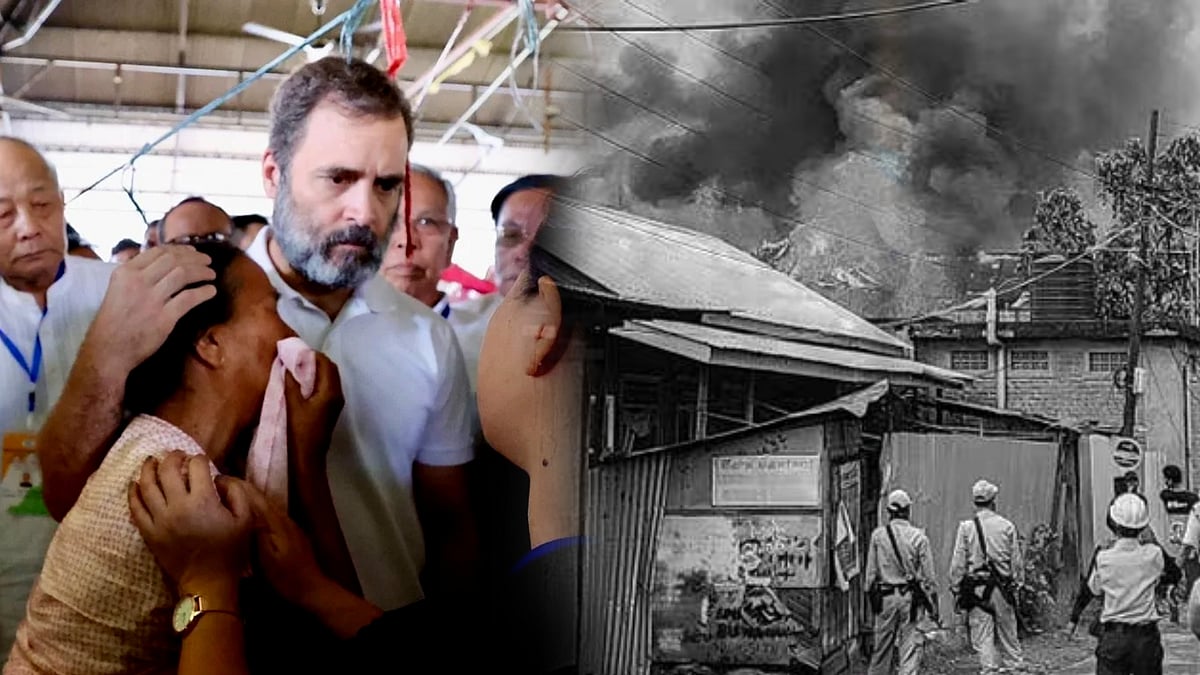 “மணிப்பூர் இரண்டாகப் பிளவுபட்டுள்ளது... பிரதமர் இங்கு வர வேண்டும்..” - ராகுல் காந்தி எம்.பி. வேண்டுகோள் !