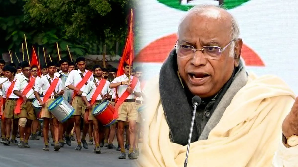 அம்பேத்கரையும், அரசியலமைப்பையும் எதிர்த்த அமைப்பு ஆர்.எஸ்.எஸ் :  மல்லிகார்ஜுன கார்கே குற்றச்சாட்டு!