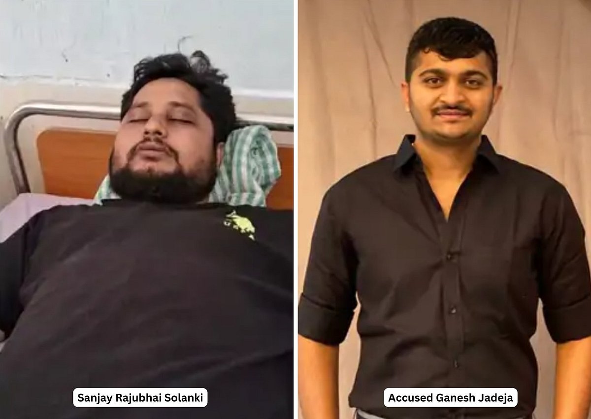 தலித் மாணவ தலைவர் கொலை முயற்சியில் கைது : சிரித்துக்கொண்டே சிறைக்கு சென்ற பாஜக MLA மகன்..  வீடியோ !