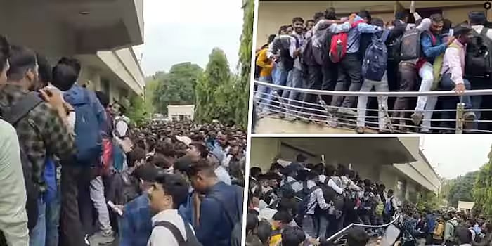 வீதியில் திண்டாடும் இளைஞர்கள்  : மோடி மாநிலத்திலேயே இப்படி ஒரு நிலை - பாஜக ஆட்சியின் லட்சணம் இதுதான் !