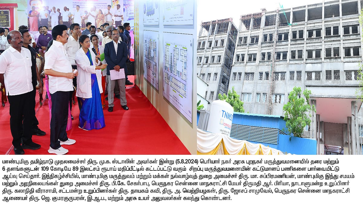 கொளத்தூரில் ரூ.8.45 கோடி செலவிலான முடிவுற்ற திட்டப் பணிகளை திறந்து வைத்தார் முதலமைச்சர் !