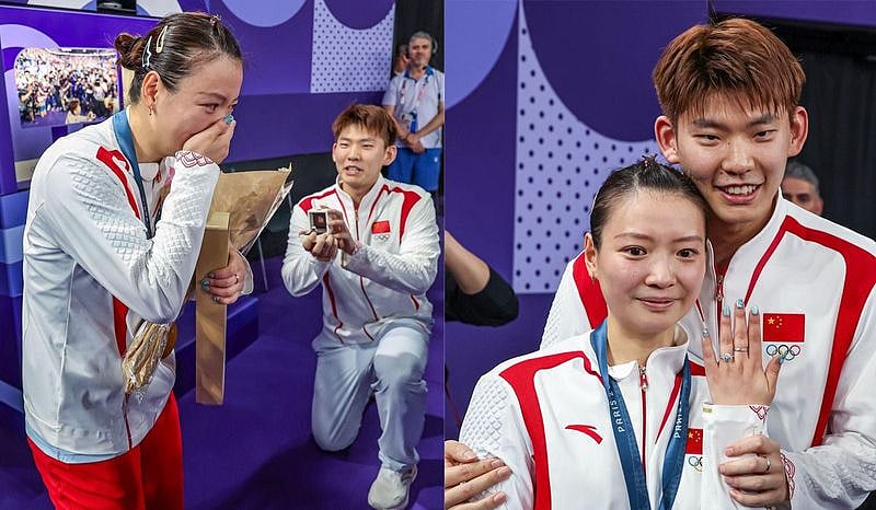 சீன வீரர்களால் காதல் களமான போட்டிக்களம்... பாரிஸ் ஒலிம்பிக்கில் நடந்த ஸ்வாரஸ்ய நிகழ்வு !