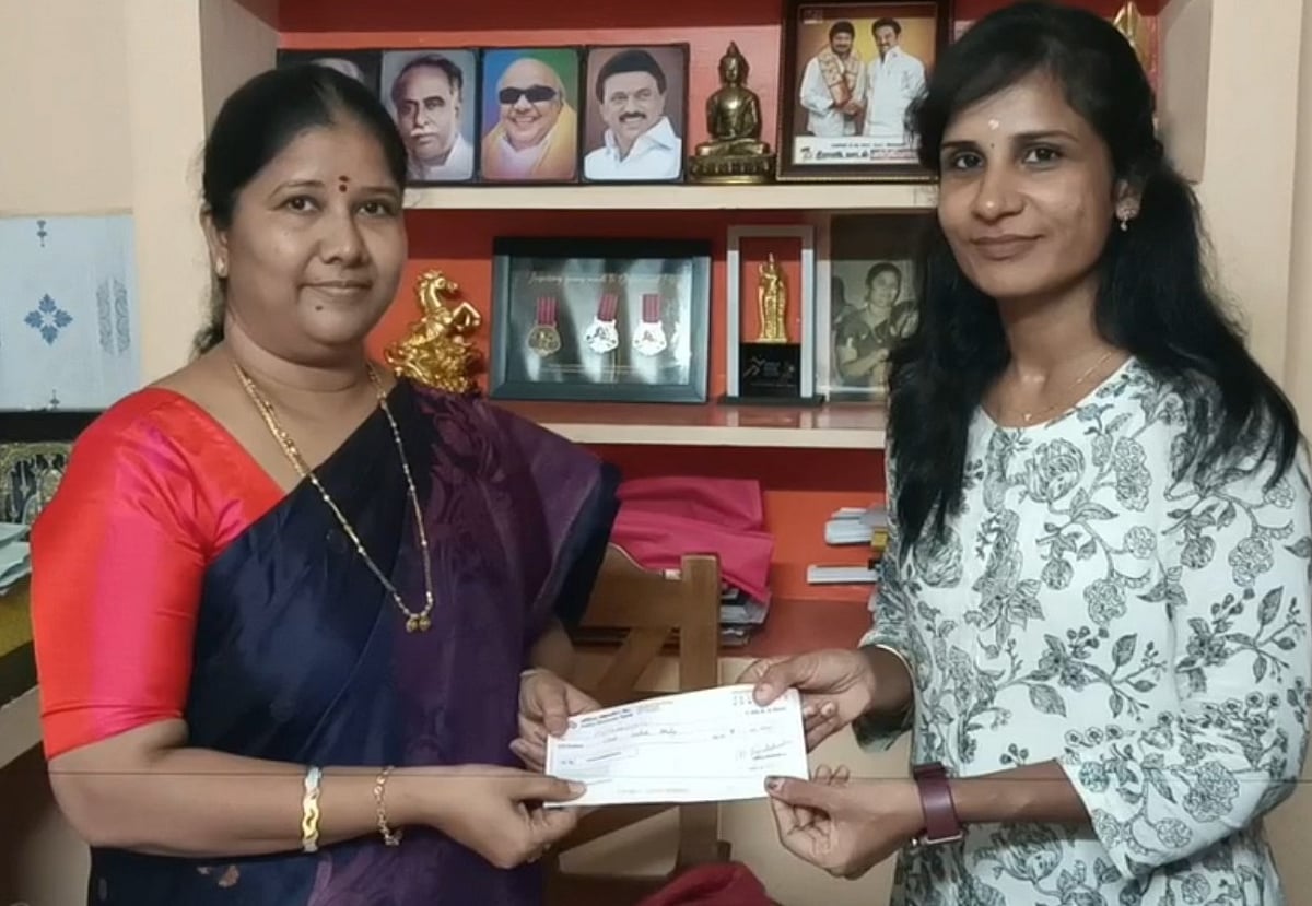 6-வது முறையாக சிகரத்தில் ஏறும் முத்தமிழ்ச்செல்வி... ஊக்கத்தொகையாக திமுக MLA ரூ.1 லட்சம் நிதியுதவி !