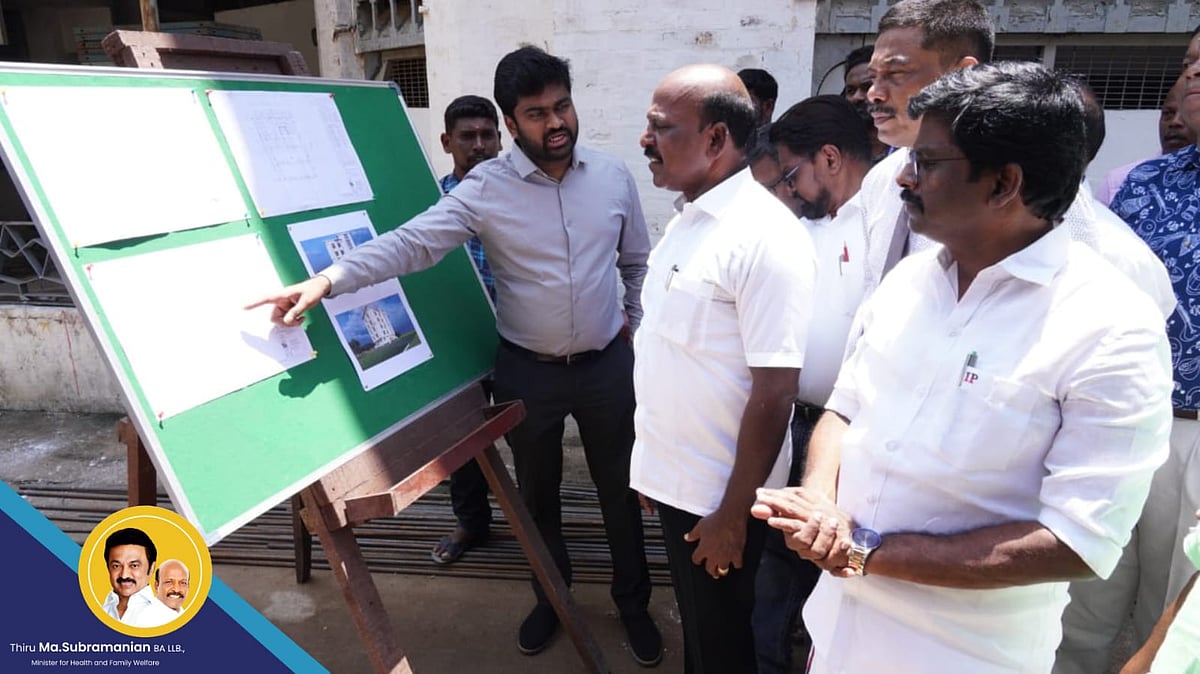 ரூ.46.8 கோடியில் இராயப்பேட்டை மருத்துவமனையில் புதிய கட்டடங்கள் - அமைச்சர் மா.சு. தகவல் !