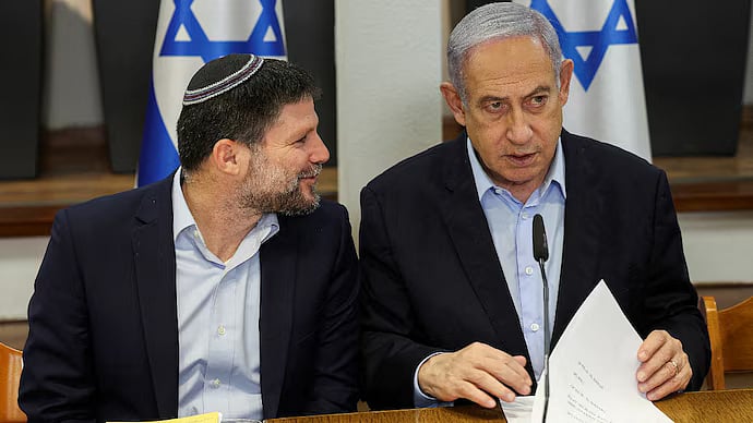 Bezalel Smotrich with israel pm 