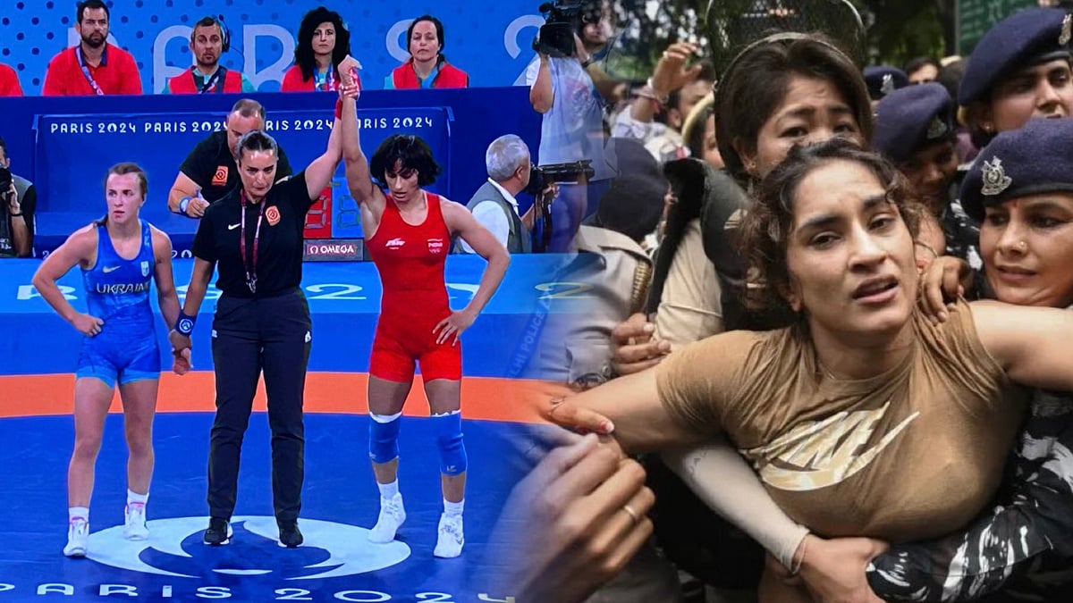 "உலகையே ஆளப்போகிறவர் சொந்த நாட்டில் தோற்றுவிட்டார்" - ஒலிம்பிக்கில் சாதித்த வினேஷ் போகத் ! 